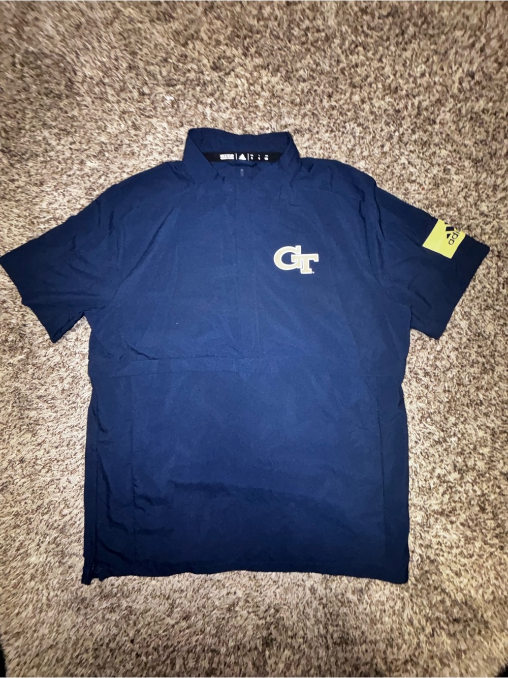 Adidas Men's Georgia Tech Quarter-Zip Jacket